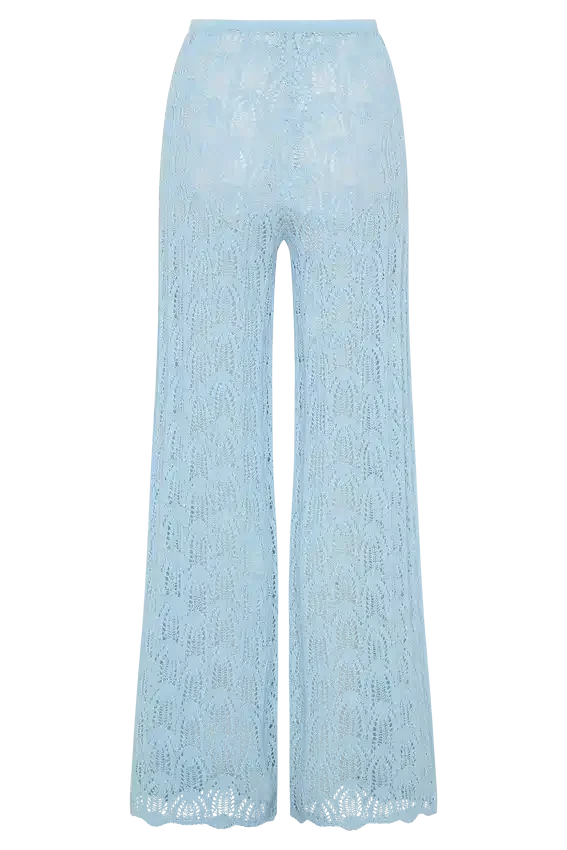 Glinda Crochet Pants – Light Blue Glinda Crochet Pants – Light Blue