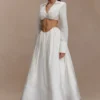 Greta Shirt Bra – White Greta Shirt Bra – White