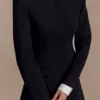 Gretchen Suiting Mini Dress – Black Gretchen Suiting Mini Dress – Black