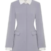 Gretchen Suiting Mini Dress – Grey Gretchen Suiting Mini Dress – Grey