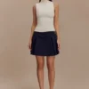 Hadleigh Sleeveless Slinky Top – Ivory