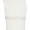 Hadleigh Sleeveless Slinky Top – Ivory