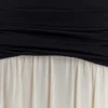 Hailee Slinky And Mesh Halter Maxi Dress – Black/White Hailee Slinky And Mesh Halter Maxi Dress – Black/White
