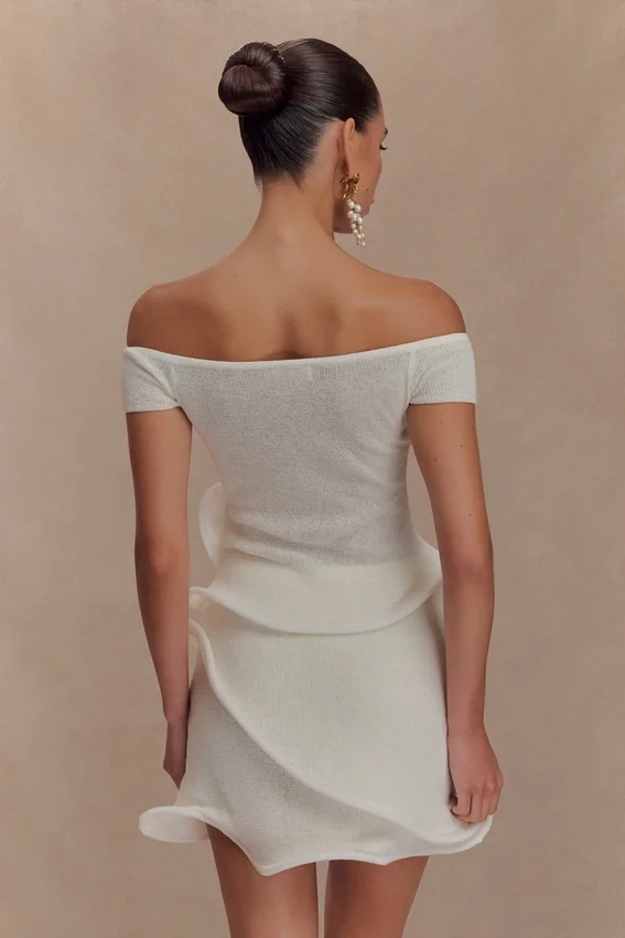 Haisley Off Shoulder Knit Top – Ivory Haisley Off Shoulder Knit Top – Ivory