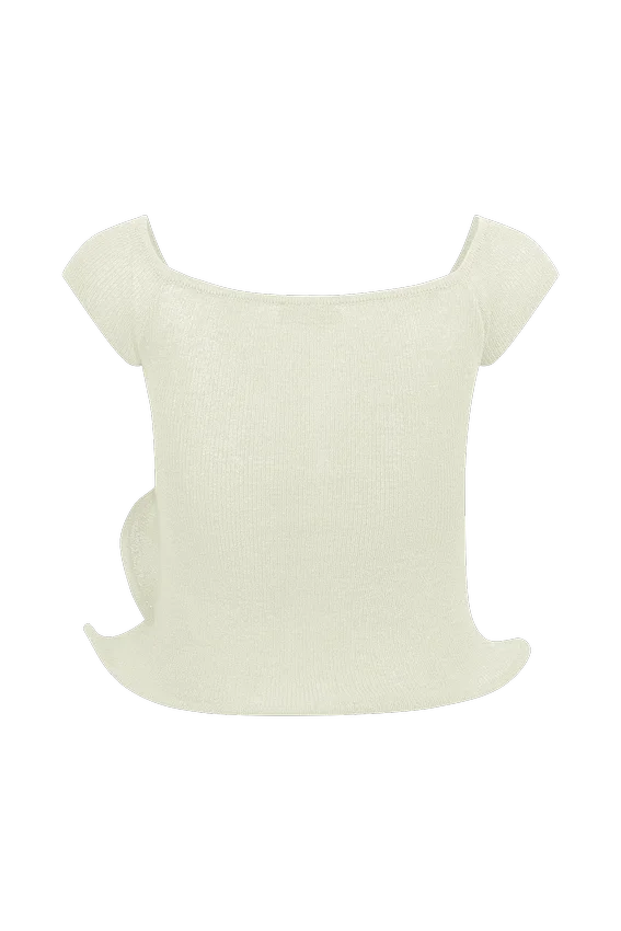 Haisley Off Shoulder Knit Top – Ivory Haisley Off Shoulder Knit Top – Ivory