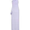 Hallie One Shoulder Bow Maxi Dress – Lilac Hallie One Shoulder Bow Maxi Dress – Lilac