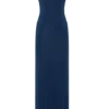 Hanh One Shoulder Mesh Maxi Dress – Ink Blue