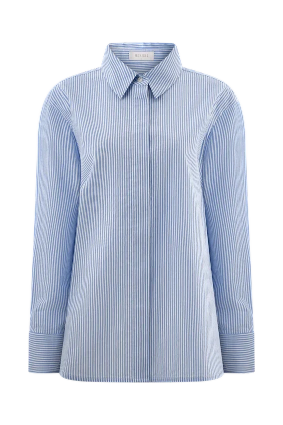 Hansen Oversized Shirt – Blue Pinstripe Hansen Oversized Shirt – Blue Pinstripe