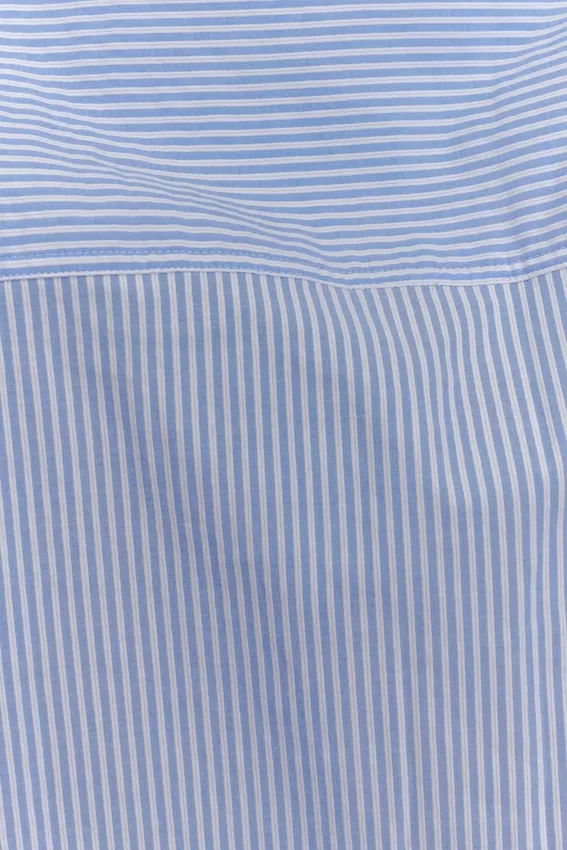 Hansen Oversized Shirt – Blue Pinstripe Hansen Oversized Shirt – Blue Pinstripe