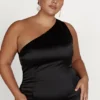 Harper One Shoulder Gown – Black Harper One Shoulder Gown – Black