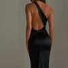Harper One Shoulder Gown – Black Harper One Shoulder Gown – Black