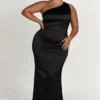 Harper One Shoulder Gown – Black Harper One Shoulder Gown – Black