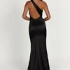 Harper One Shoulder Gown – Black Harper One Shoulder Gown – Black