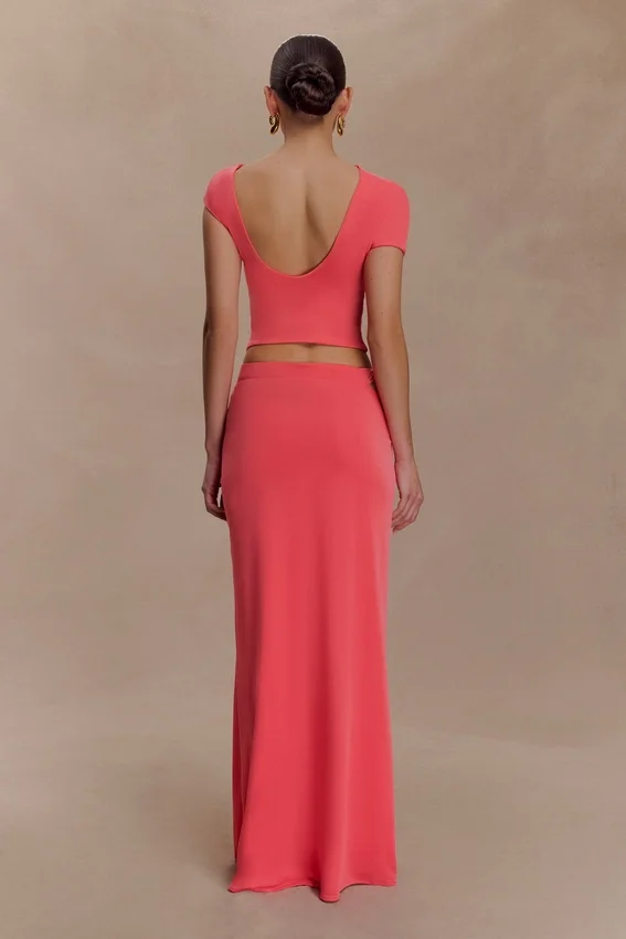 Haven Slinky Twist Top – Coral Haven Slinky Twist Top – Coral