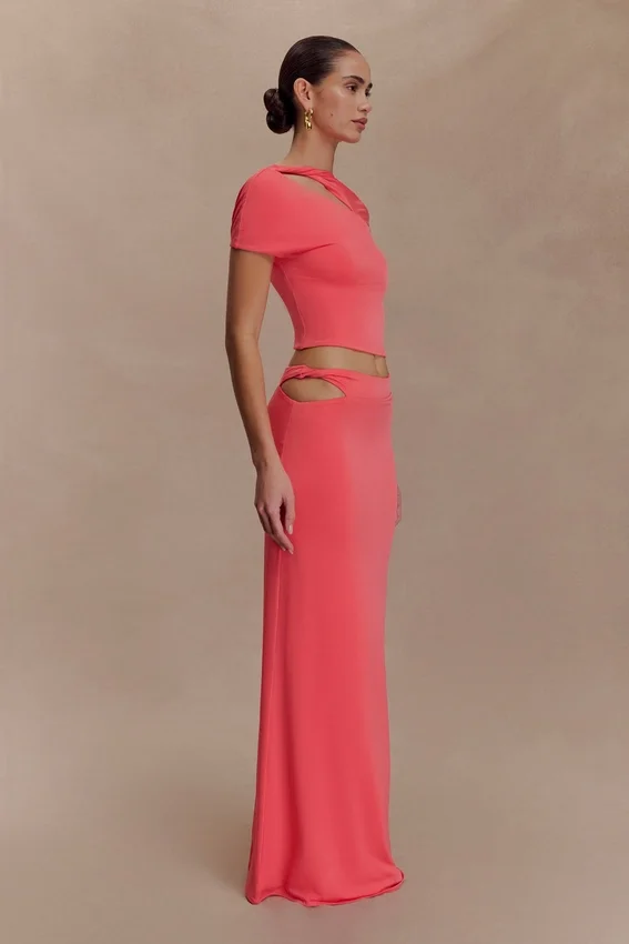 Haven Slinky Twist Top – Coral Haven Slinky Twist Top – Coral