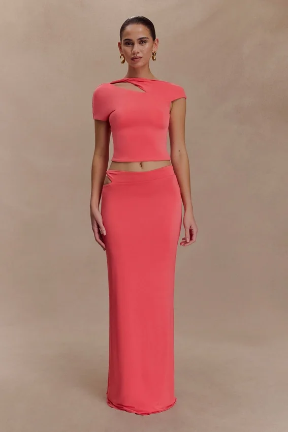 Haven Slinky Twist Top – Coral Haven Slinky Twist Top – Coral
