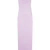 Henley Slinky Drape Maxi Dress – Baby Pink