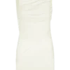 Henley Slinky Drape Mini Dress – Ivory