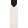 Hien Sequin Halter Maxi Dress – Black/Ivory Hien Sequin Halter Maxi Dress – Black/Ivory