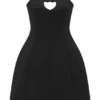 Hilda Embellished Strapless Mini Dress – Black Hilda Embellished Strapless Mini Dress – Black