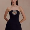 Hilda Embellished Strapless Mini Dress – Black Hilda Embellished Strapless Mini Dress – Black