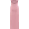 Imogen Off Shoulder Slinky Maxi Dress – Candy Pink