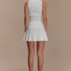 Indy Pointelle Knit Mini Skirt – Ivory