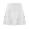 Indy Pointelle Knit Mini Skirt – Ivory