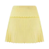 Indy Pointelle Knit Mini Skirt – Lemon