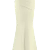 Irene Gathered Knit Maxi Skirt – Ivory