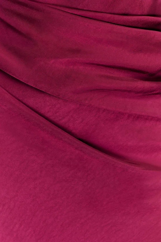Iris Long Sleeve Satin Maxi Dress – Mahogany Iris Long Sleeve Satin Maxi Dress – Mahogany