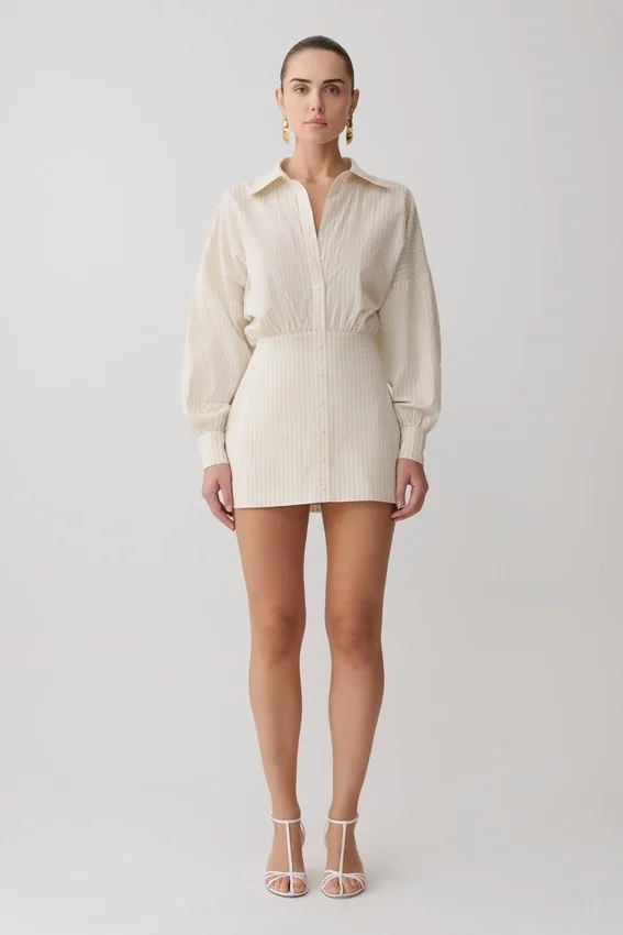 Ivy Oversize Shirt Mini Dress – Stripe Ivy Oversize Shirt Mini Dress – Stripe