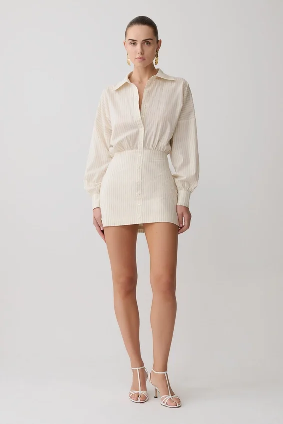Ivy Oversize Shirt Mini Dress – Stripe Ivy Oversize Shirt Mini Dress – Stripe