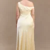 Jacinta One Shoulder Maxi Dress – Pastel Lemon Jacinta One Shoulder Maxi Dress – Pastel Lemon