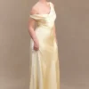 Jacinta One Shoulder Maxi Dress – Pastel Lemon Jacinta One Shoulder Maxi Dress – Pastel Lemon