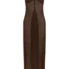 Jackie Longline Diamante Top – Chocolate