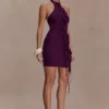 Jacky Tulip Mini Dress – Plum