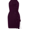 Jacky Tulip Mini Dress – Plum