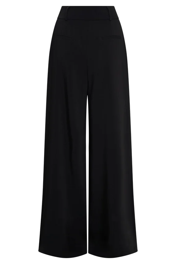 Jacqueline Pleated Wide Leg Pants – Black Jacqueline Pleated Wide Leg Pants – Black