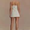 Jaime Spaghetti Strap Suiting Top – Ivory