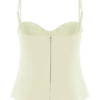 Jaime Spaghetti Strap Suiting Top – Ivory