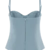 Jaime Spaghetti Strap Suiting Top – Ocean Blue