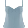 Jaime Spaghetti Strap Suiting Top – Ocean Blue