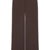 Janayia Cotton Wide Leg Pants – Dark Espresso