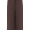 Janayia Cotton Wide Leg Pants – Dark Espresso