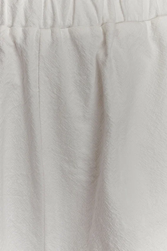 Janayia Cotton Wide Leg Pants – White Janayia Cotton Wide Leg Pants – White