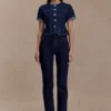 Janessa Skinny Denim Jeans- Indigo Blue