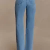 Janine High Waisted Straight Leg Jeans – Classic Blue