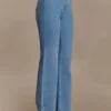 Janine High Waisted Straight Leg Jeans – Classic Blue