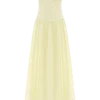 Janis Cotton Frill Maxi Dress – Lemon